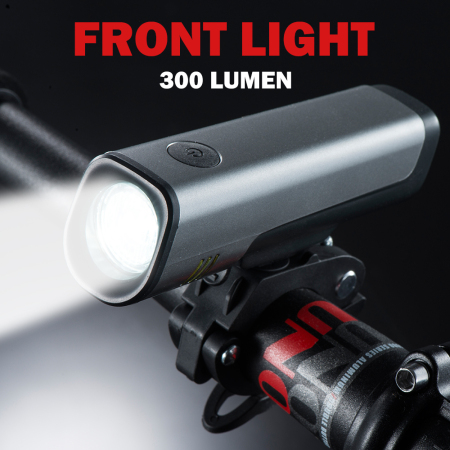 300 Lumen LED Bike Light Set